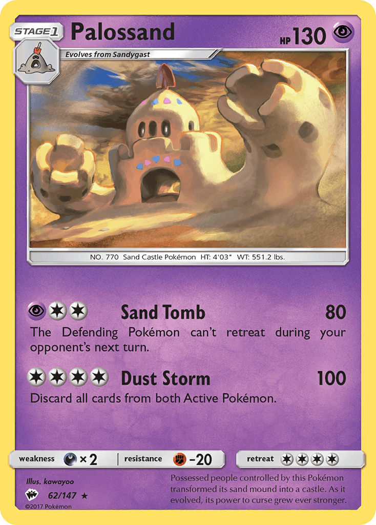 Palossand Burning Shadows card