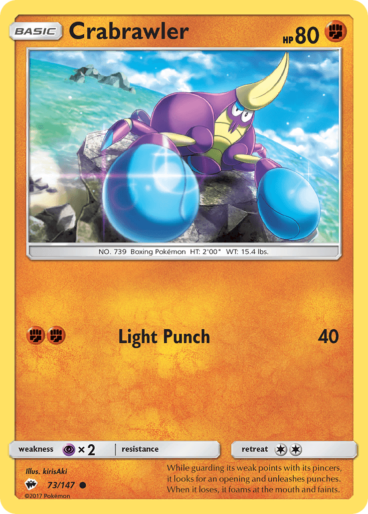 Crabrawler Burning Shadows card