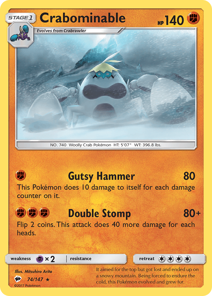 Crabominable Burning Shadows card