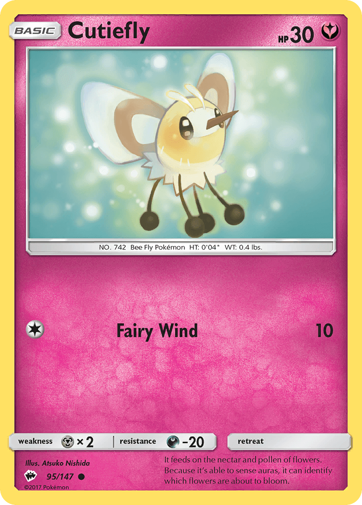 Cutiefly Burning Shadows card