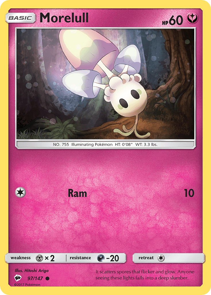 Morelull Burning Shadows card