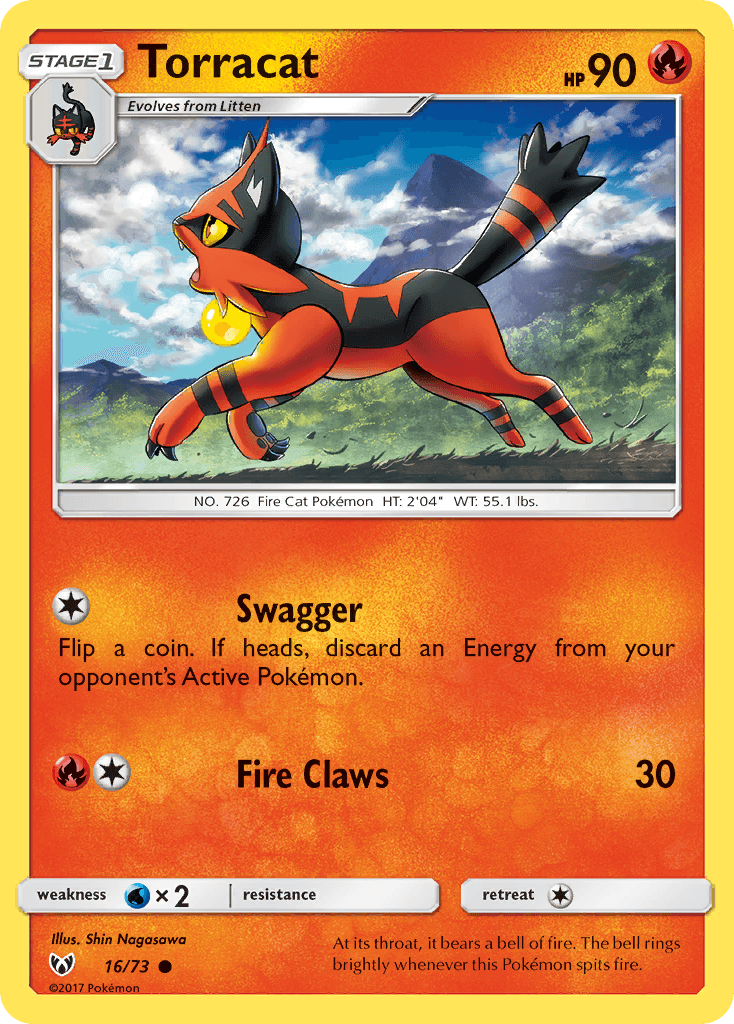 Torracat Shining Legends card