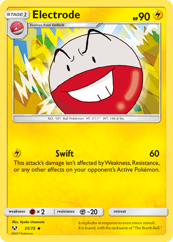 Electrode Shining Legends card