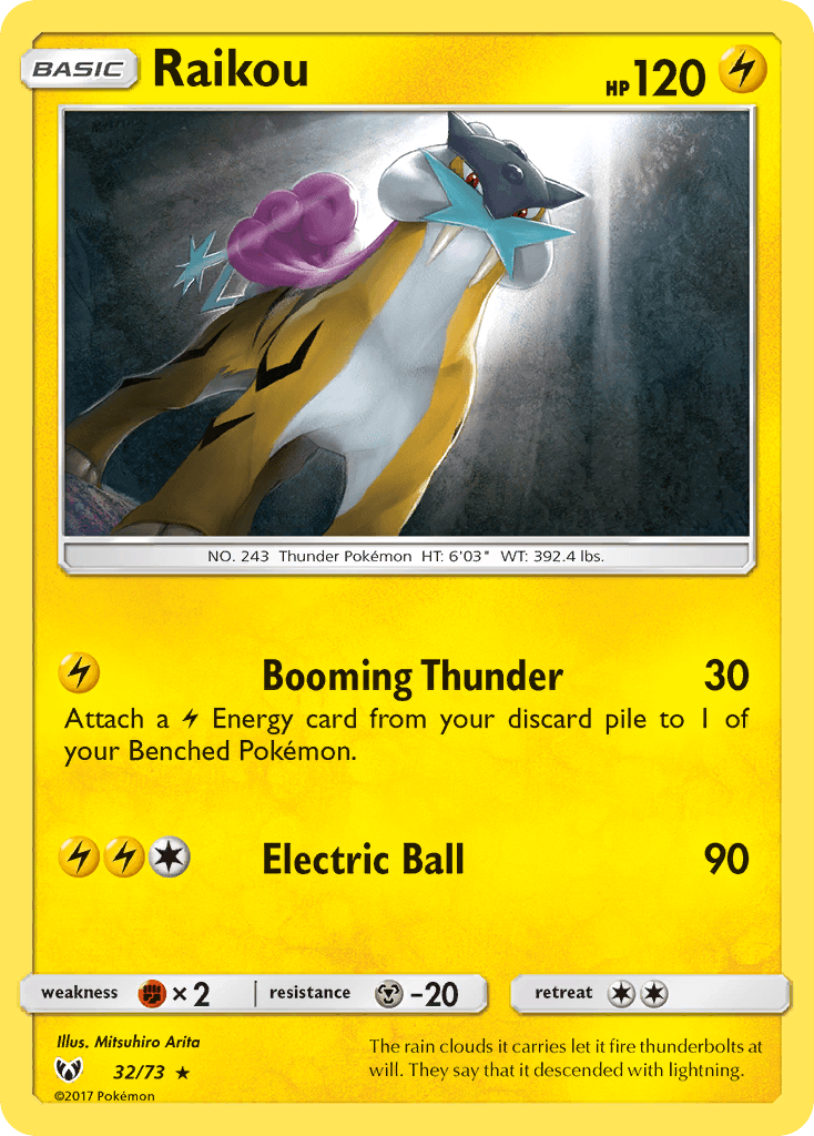 Raikou Shining Legends card