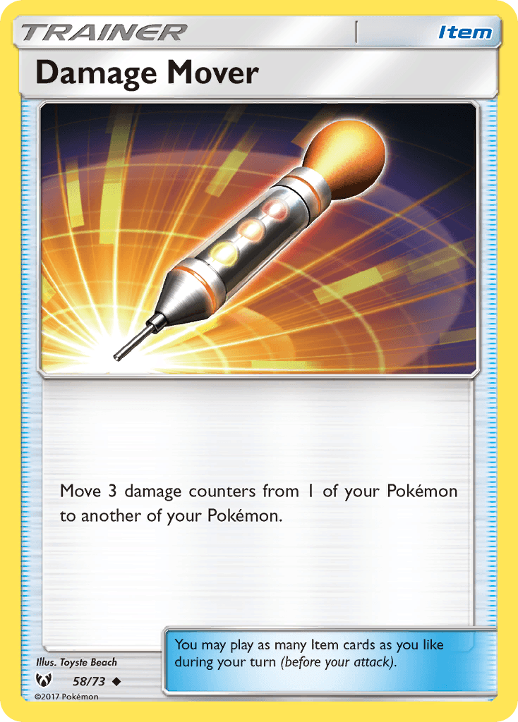 Damage Mover Shining Legends card