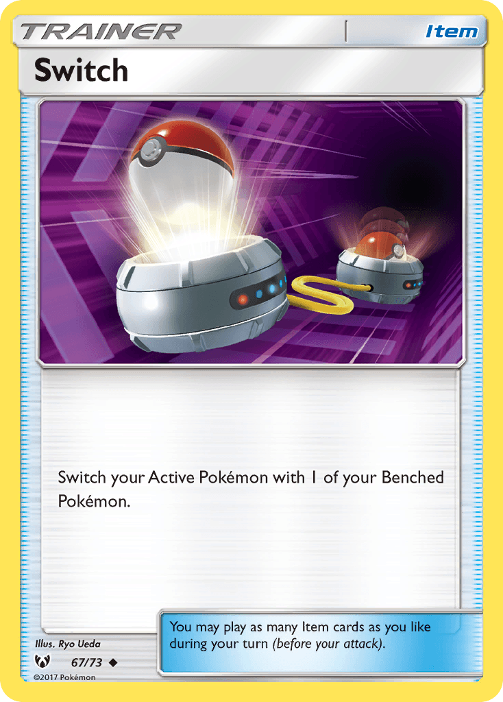 Switch Shining Legends card