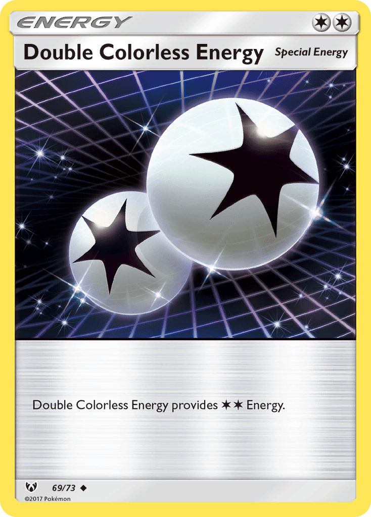 Double Colorless Energy Shining Legends card