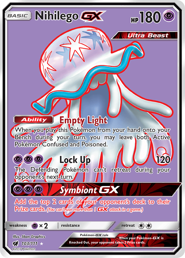 Nihilego-GX Crimson Invasion card