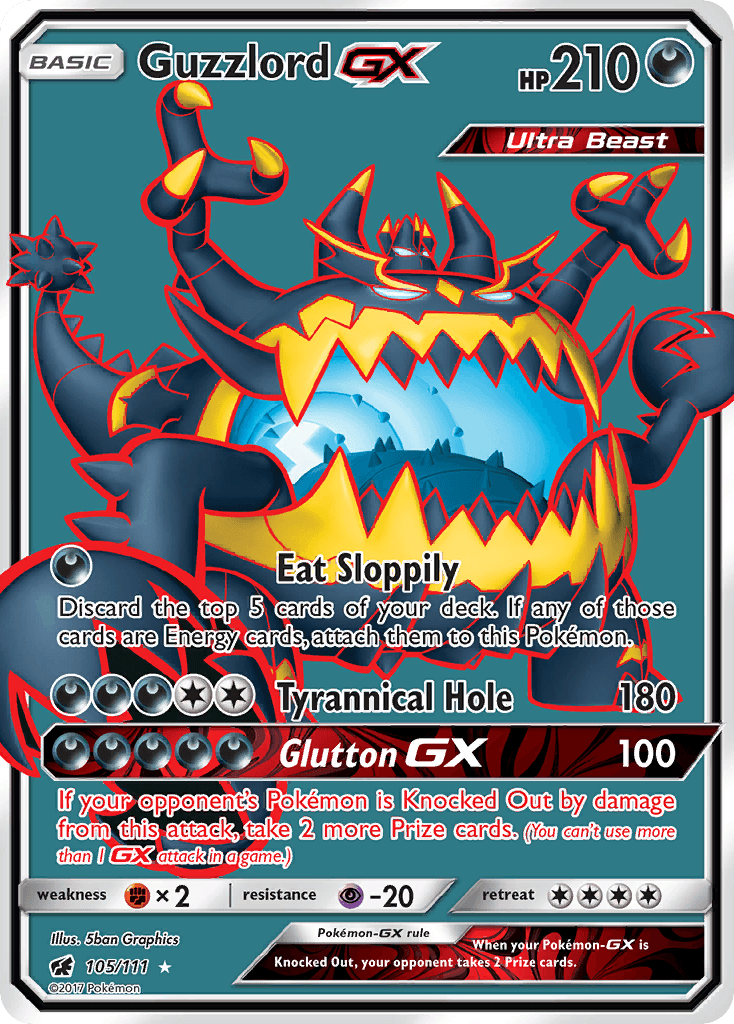 Guzzlord-GX Crimson Invasion card