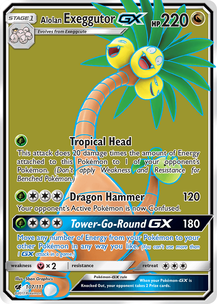 Alolan Exeggutor-GX Crimson Invasion card