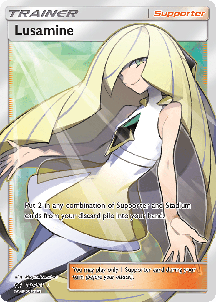 Lusamine Crimson Invasion card