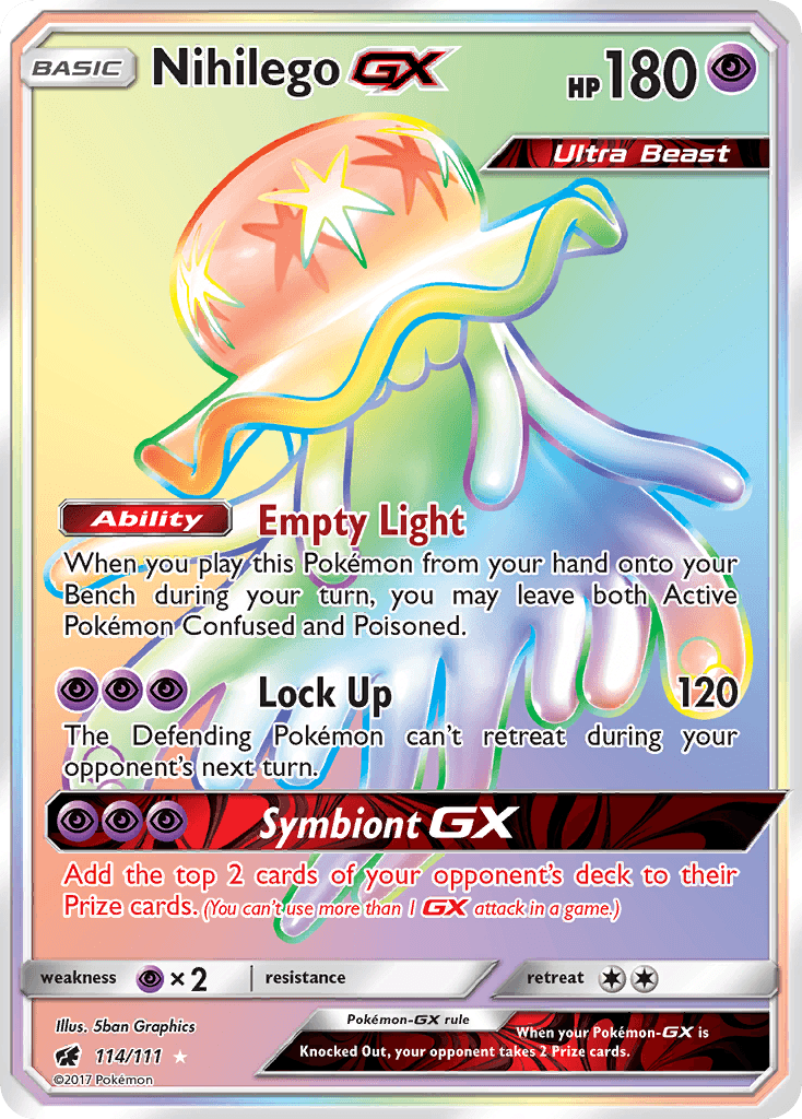 Nihilego-GX Crimson Invasion card