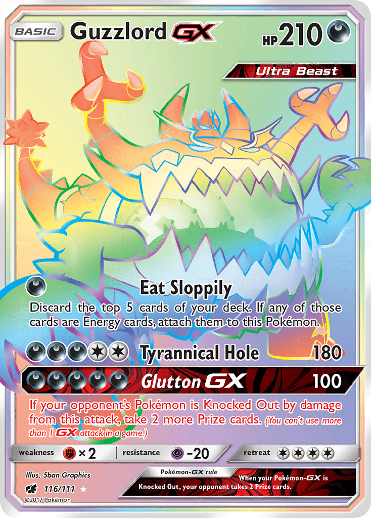 Guzzlord-GX Crimson Invasion card