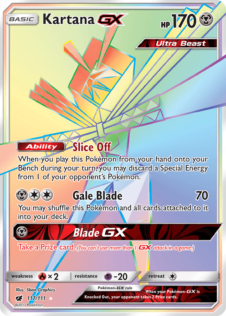 Kartana-GX Crimson Invasion card