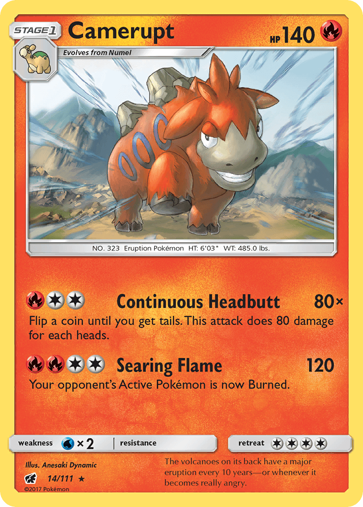 Camerupt Crimson Invasion card