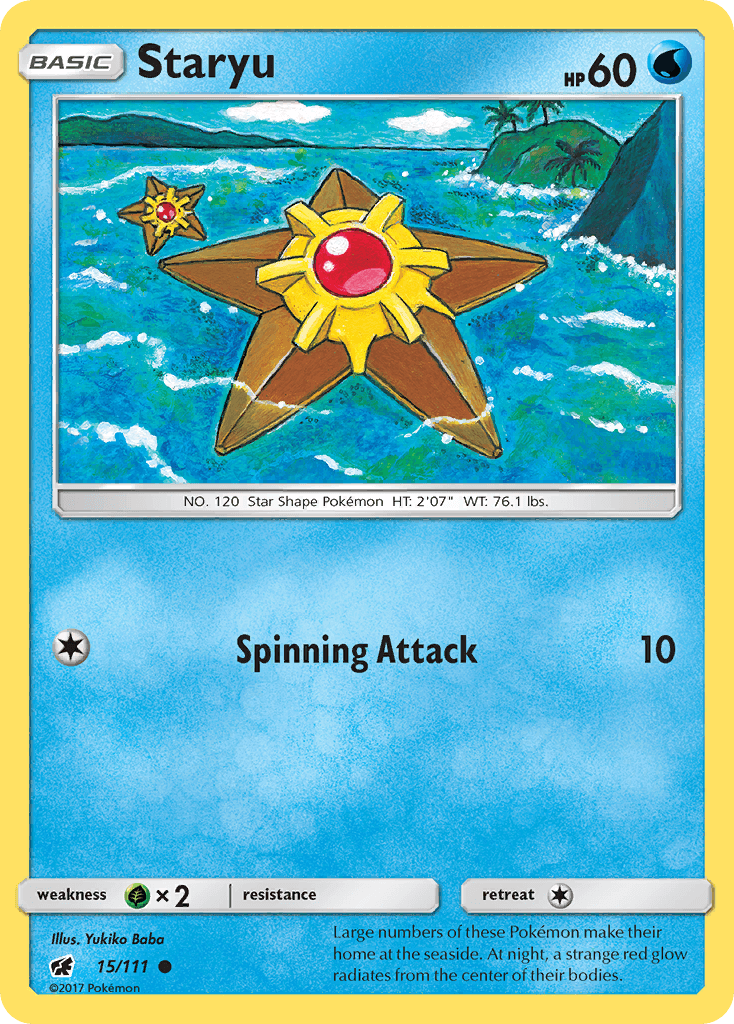 Staryu Crimson Invasion card