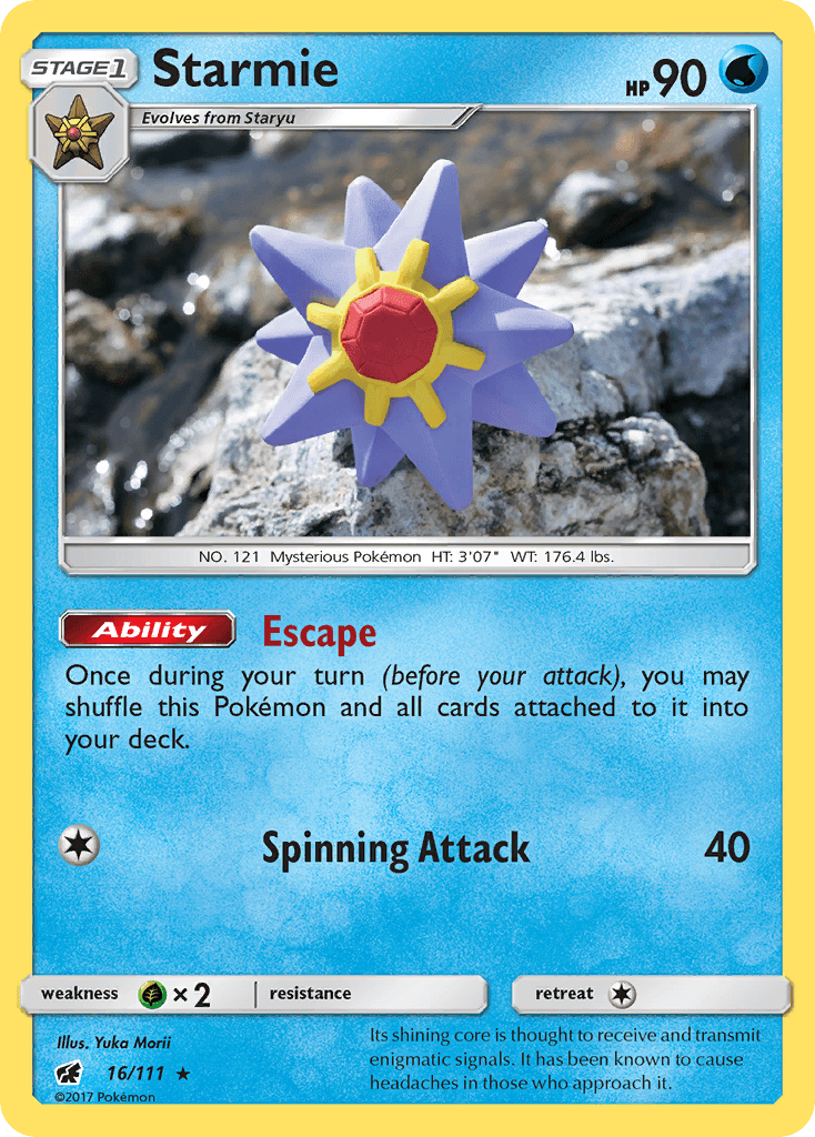 Starmie Crimson Invasion card