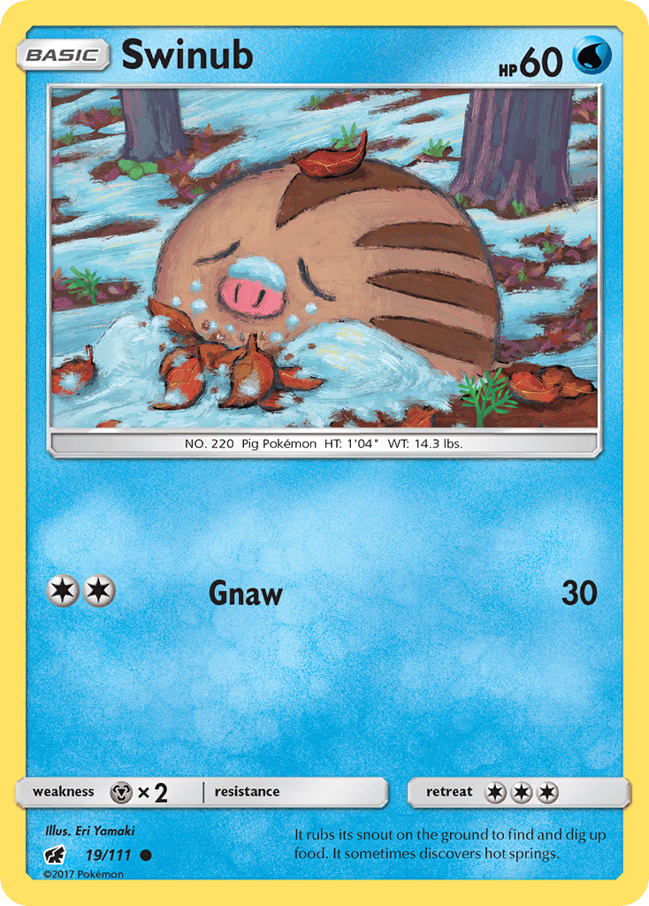 Swinub Crimson Invasion card