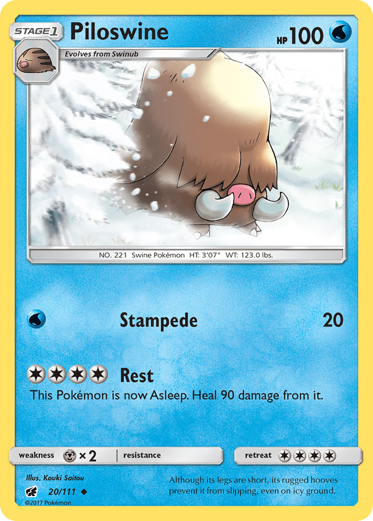 Piloswine Crimson Invasion card
