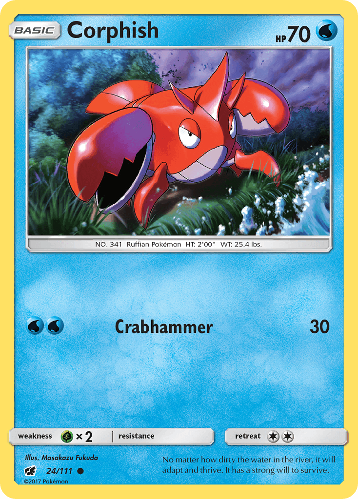 Corphish Crimson Invasion card