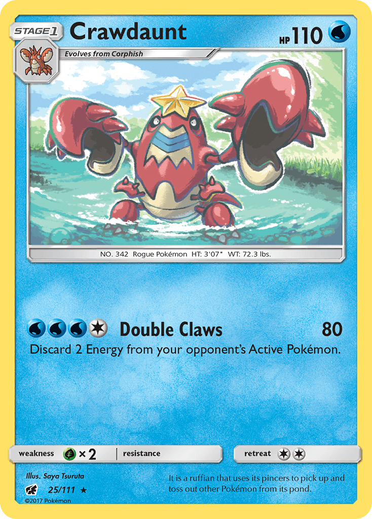 Crawdaunt Crimson Invasion card