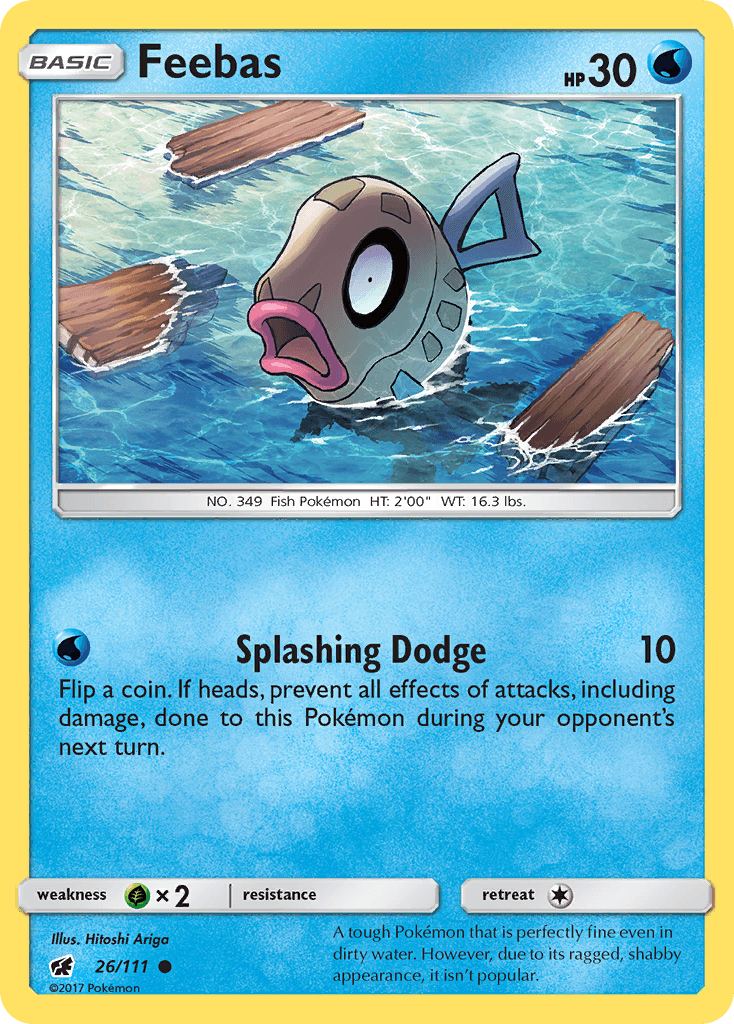 Feebas Crimson Invasion card