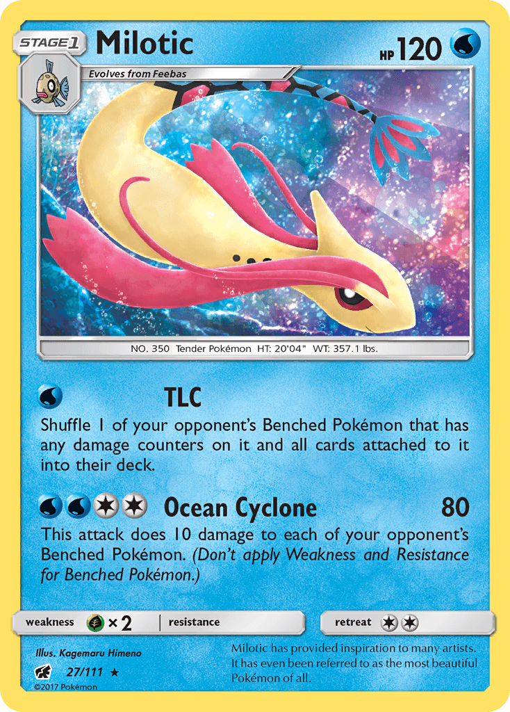 Milotic Crimson Invasion card