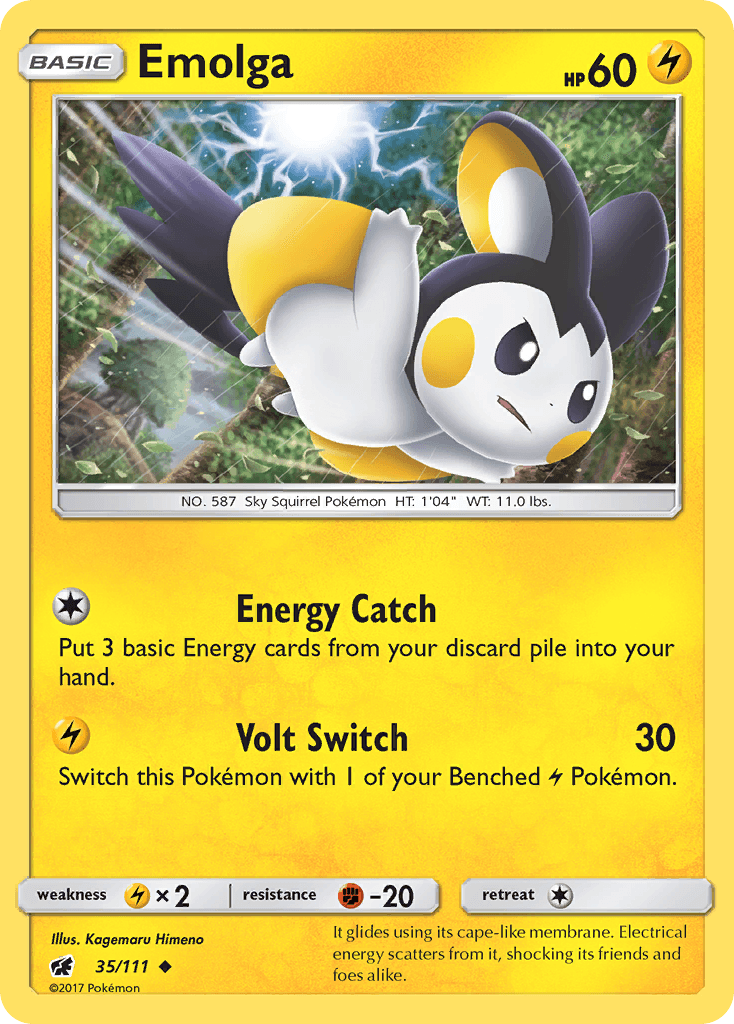 Emolga Crimson Invasion card