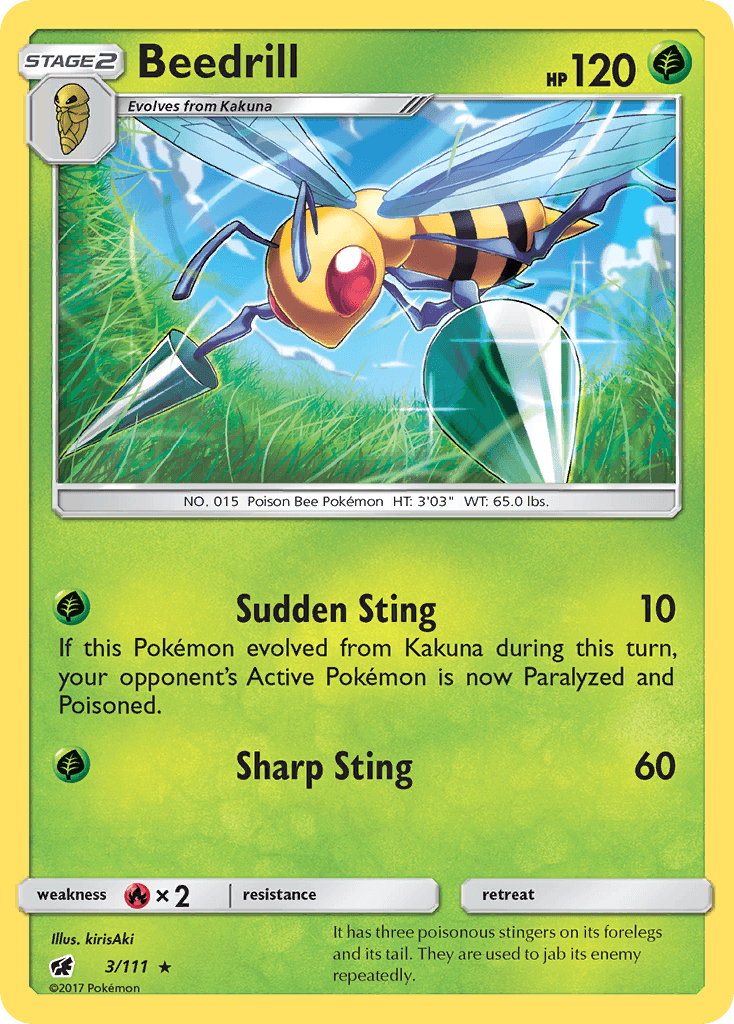 Beedrill Crimson Invasion card