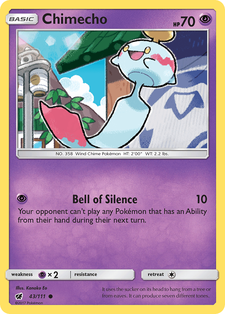 Chimecho Crimson Invasion card