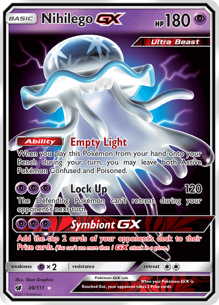 Nihilego-GX Crimson Invasion card
