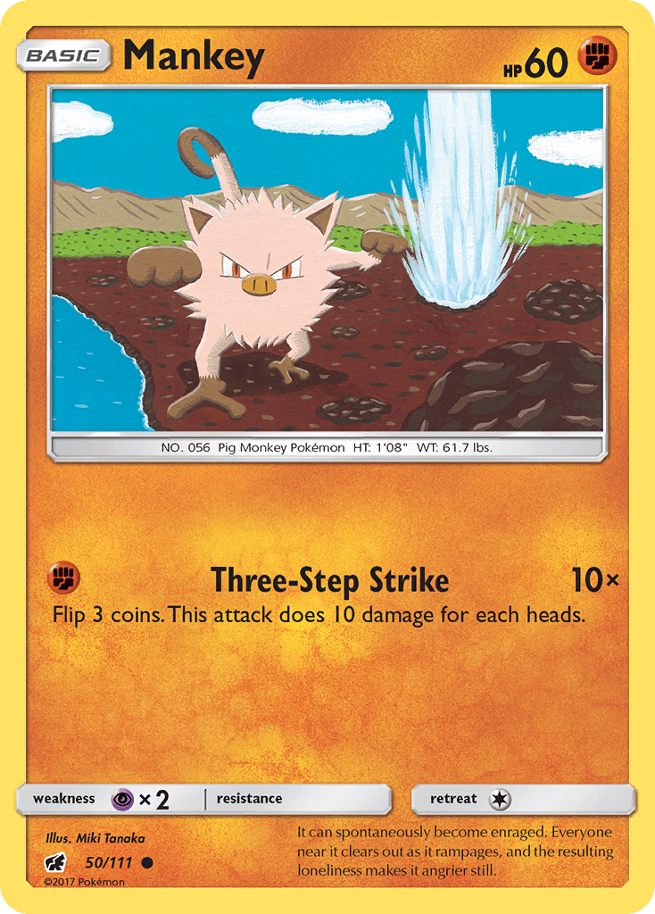 Mankey Crimson Invasion card