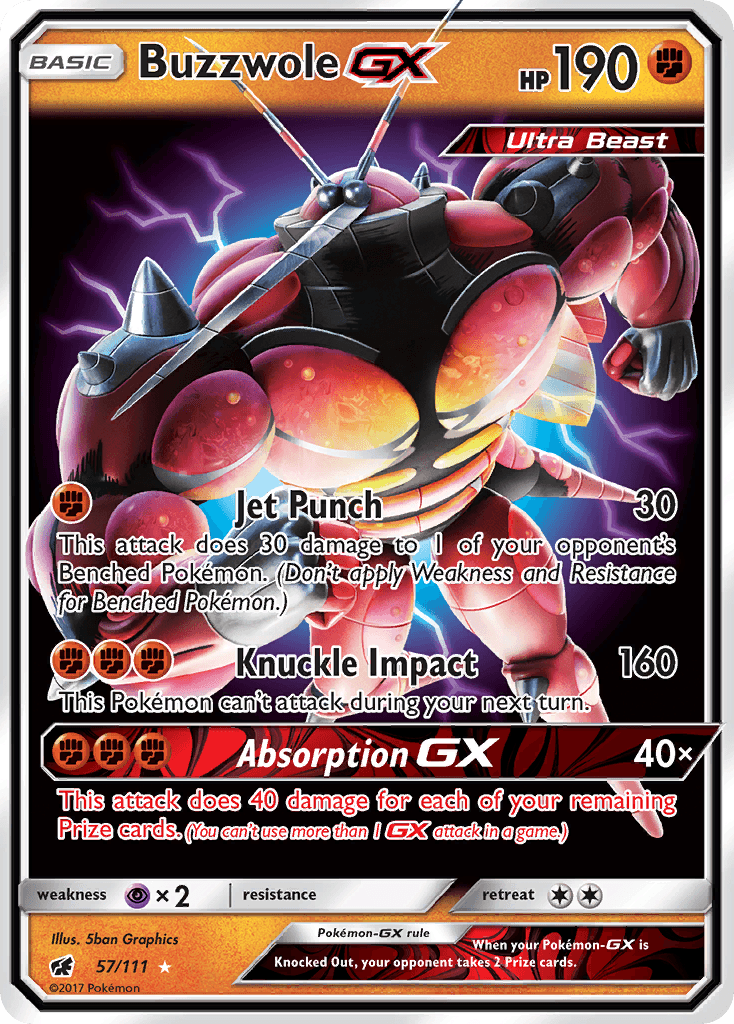 Buzzwole-GX Crimson Invasion card