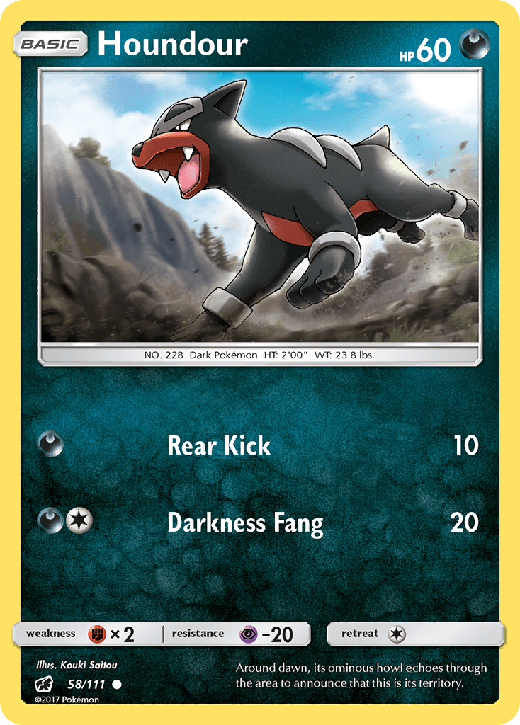 Houndour Crimson Invasion card