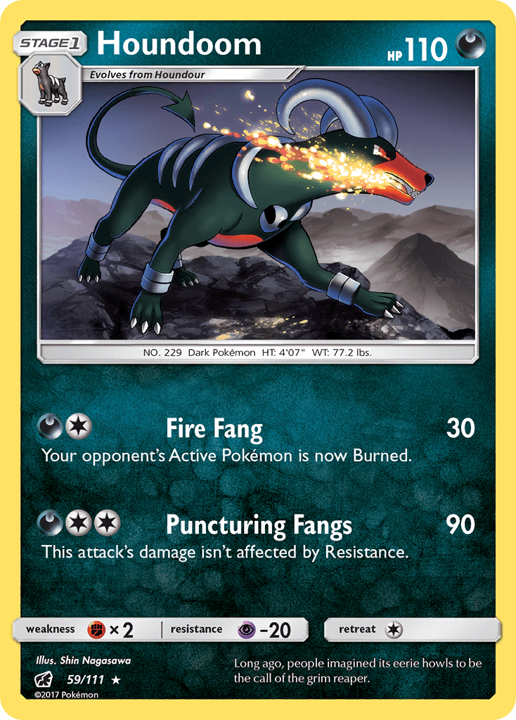 Houndoom Crimson Invasion card