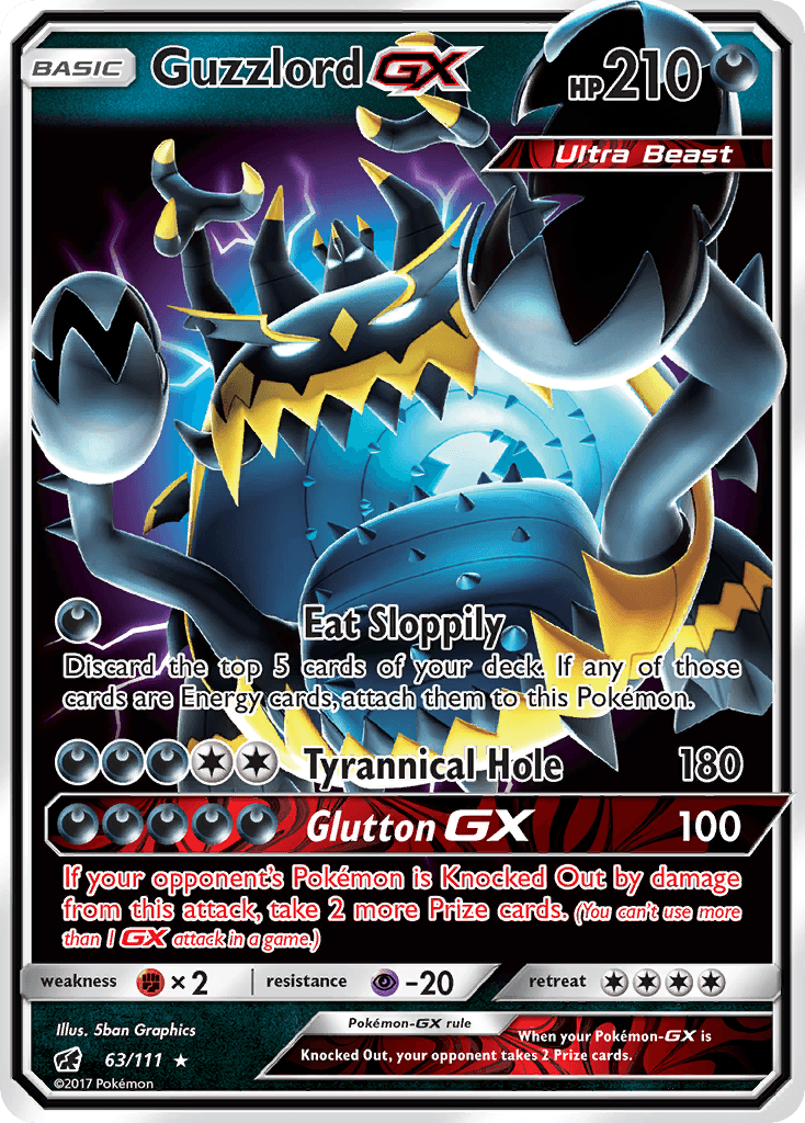 Guzzlord-GX Crimson Invasion card