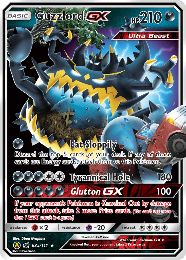 Guzzlord-GX Crimson Invasion card