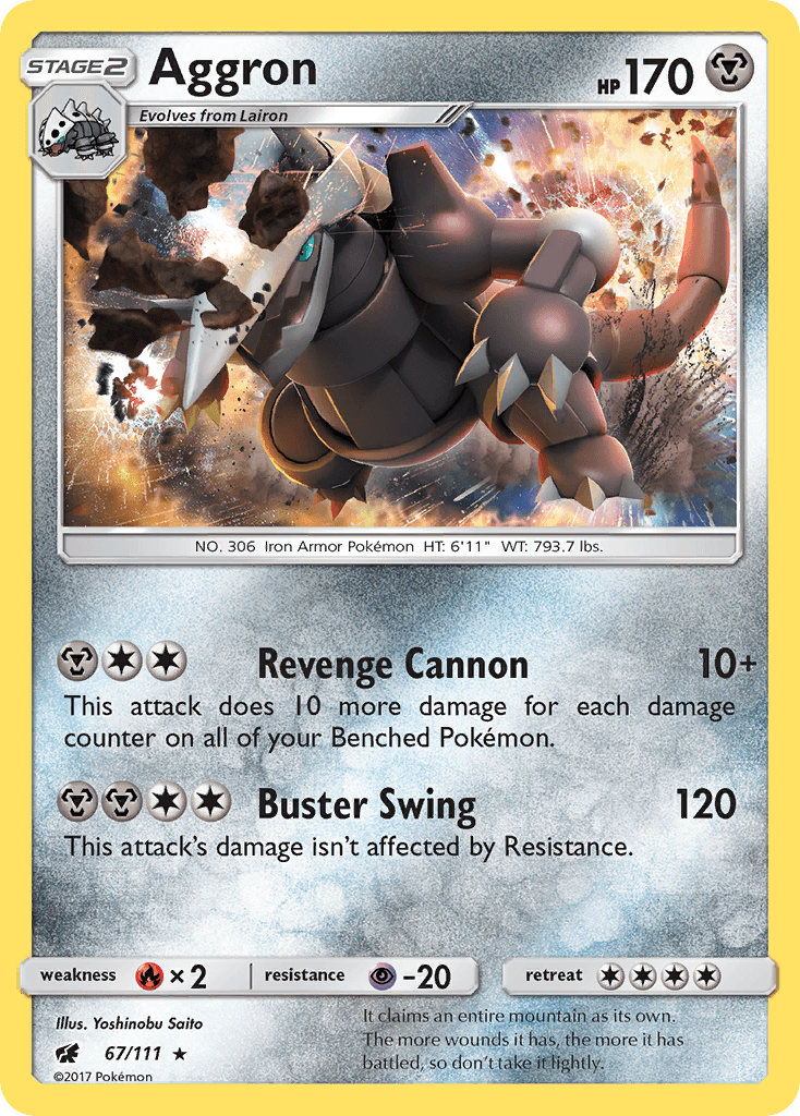Aggron Crimson Invasion card