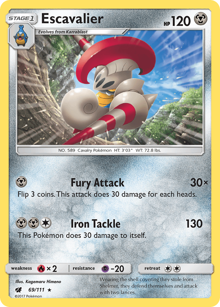 Escavalier Crimson Invasion card