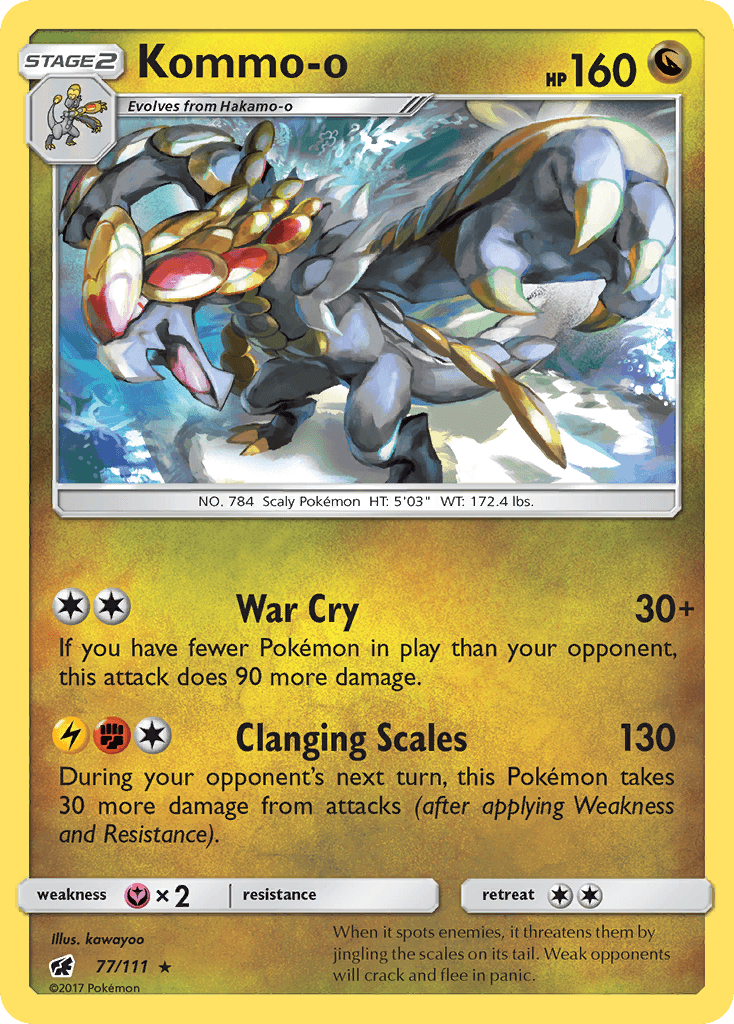 Kommo-o Crimson Invasion card