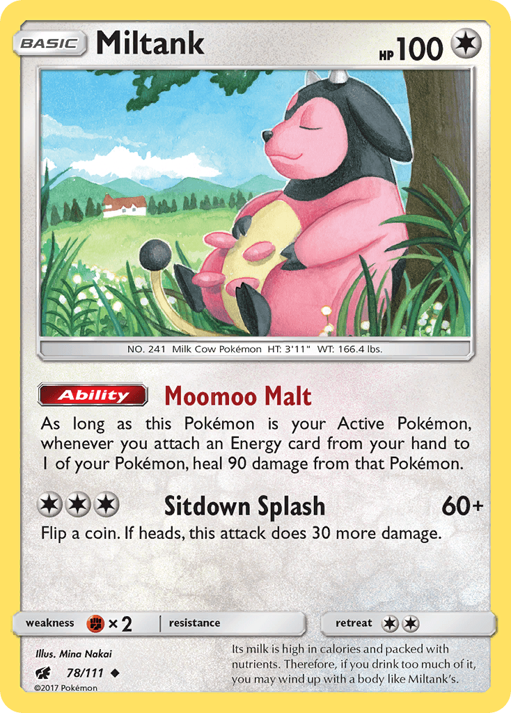 Miltank Crimson Invasion card