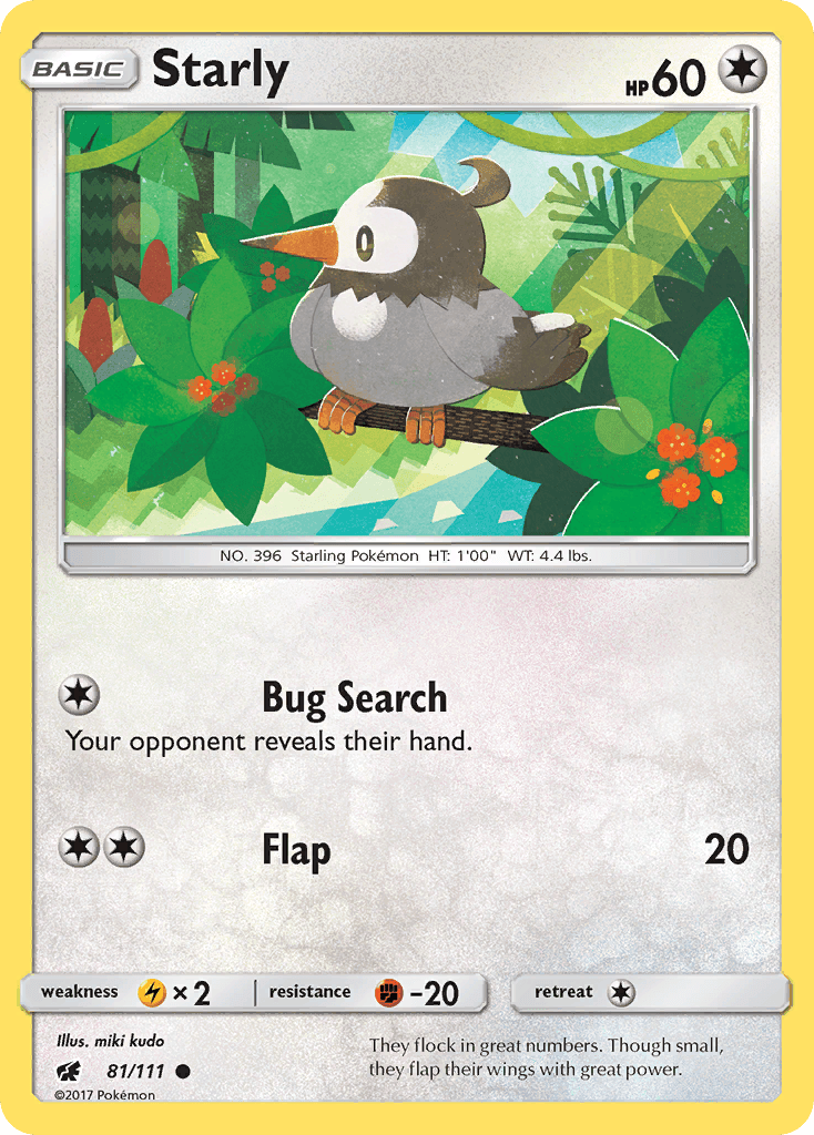 Starly Crimson Invasion card