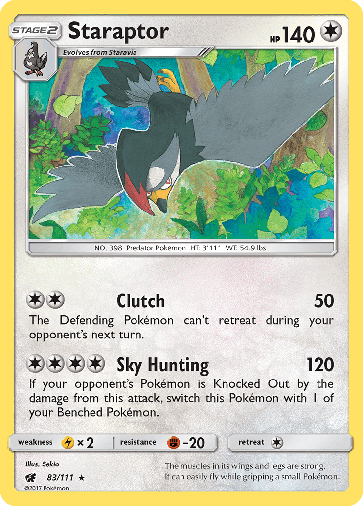 Staraptor Crimson Invasion card
