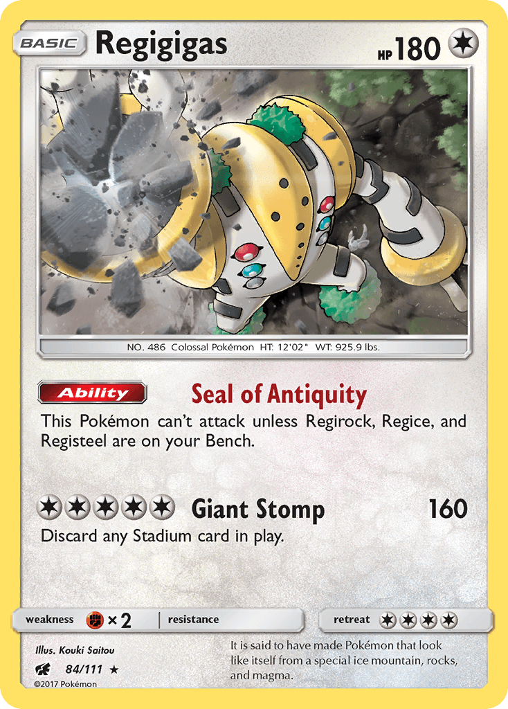 Regigigas Crimson Invasion card