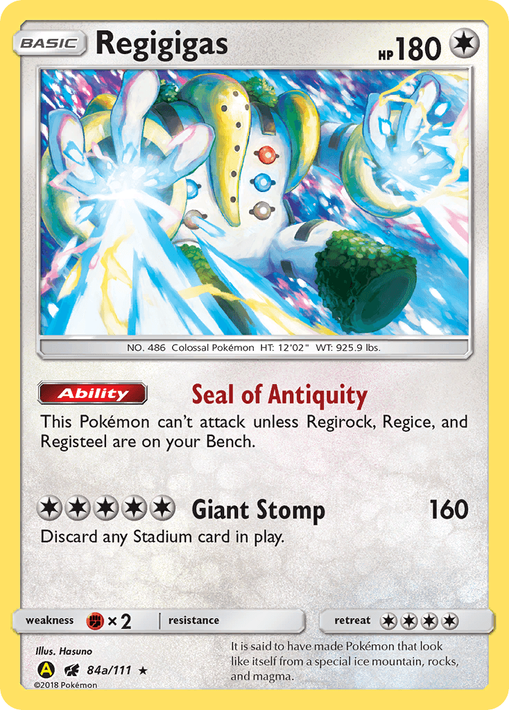 Regigigas Crimson Invasion card
