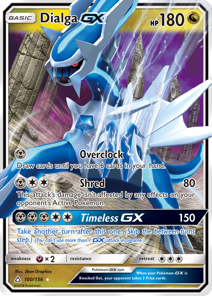 Dialga-GX Ultra Prism card
