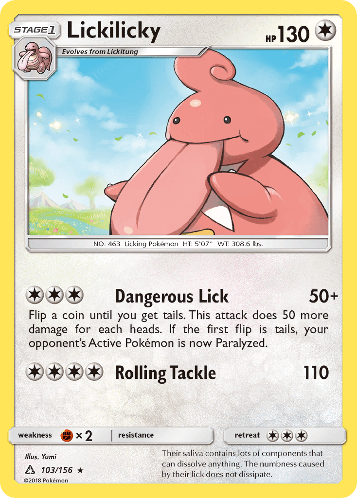 Lickilicky Ultra Prism card
