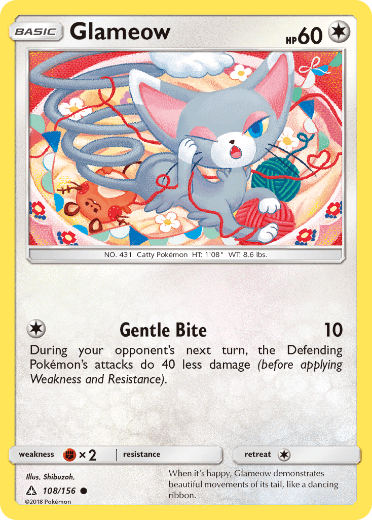 Glameow Ultra Prism card