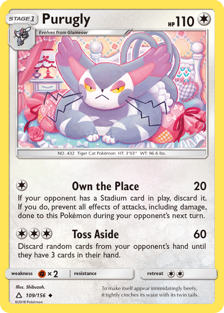 Purugly Ultra Prism card