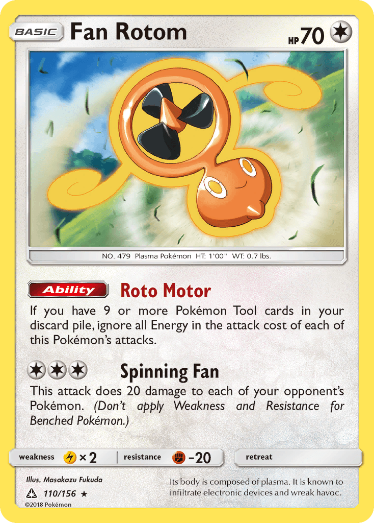 Fan Rotom Ultra Prism card